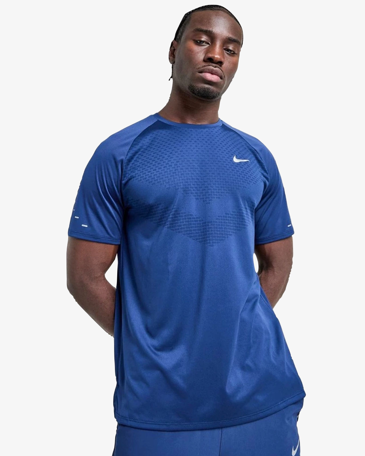 Nike Stride T-Shirt Midnight Navy