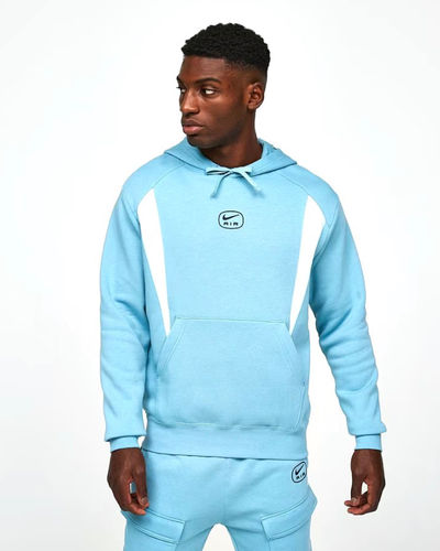Nike Swoosh Air Hoodie Denim Turquoise