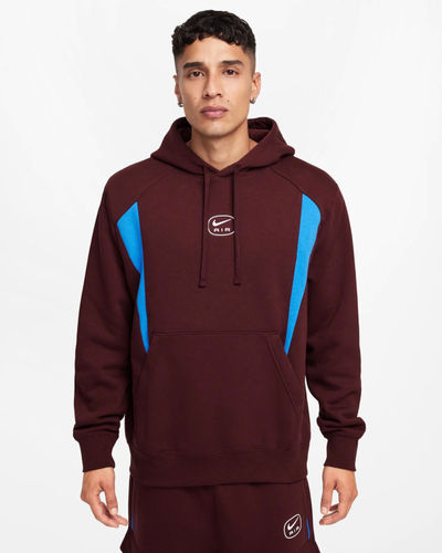 Nike Swoosh Air Hoodie Burgundy Crush