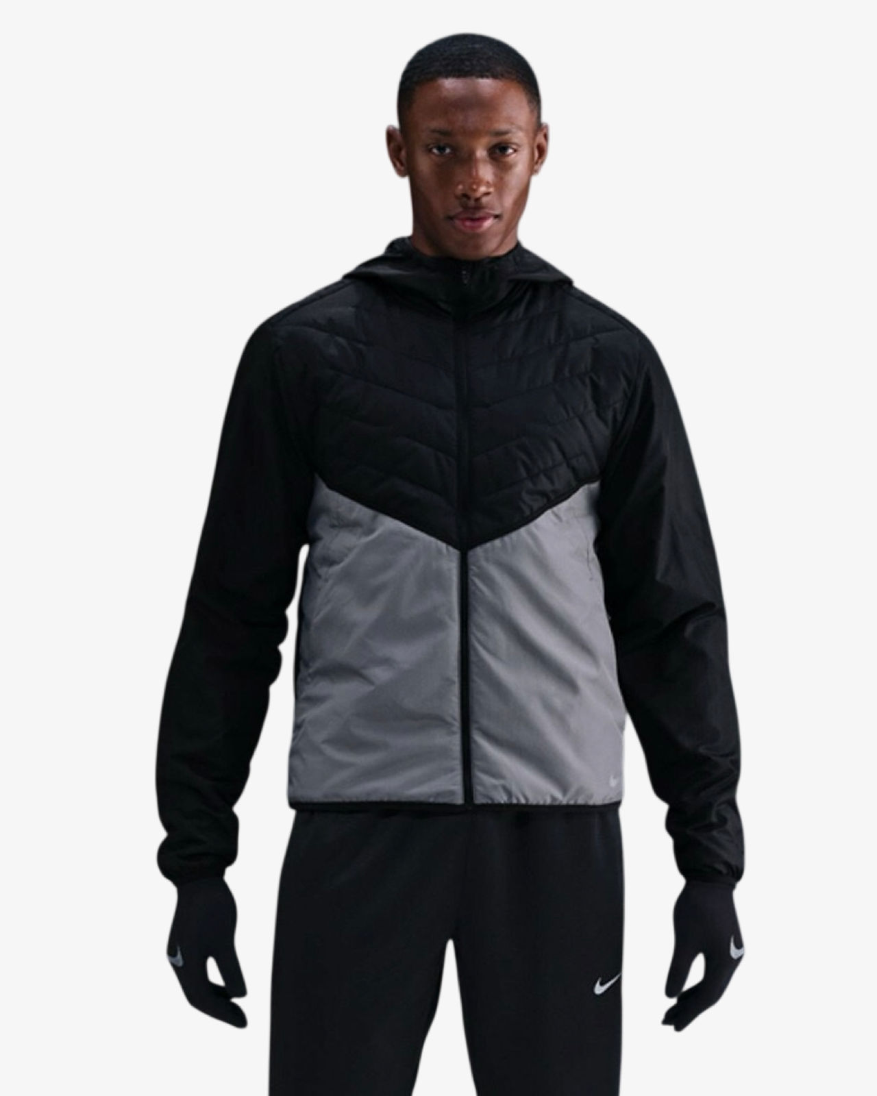 nike synthetic fill hooded gilet blackout