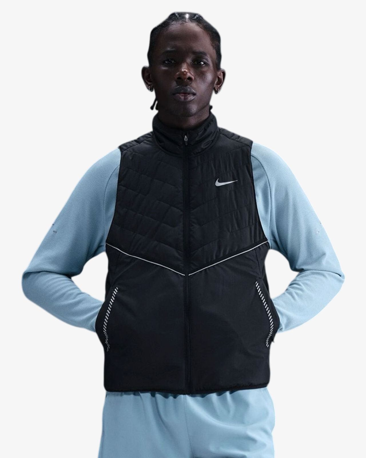nike mens gilet black