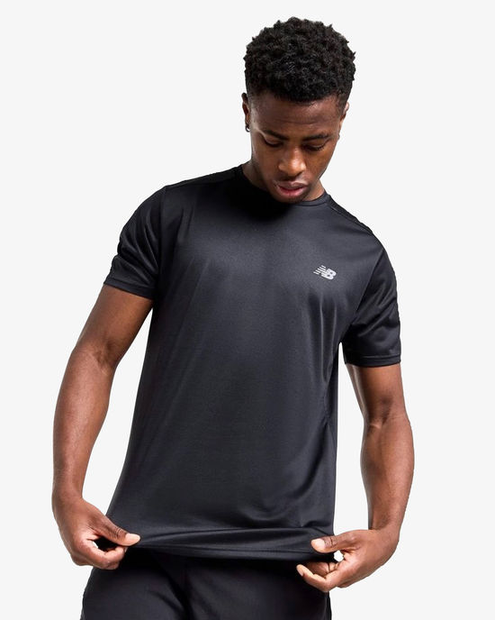 New Balance Essential Run T-Shirt Black