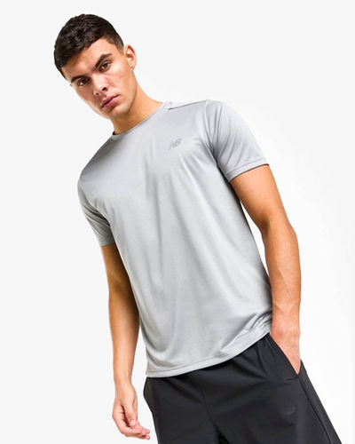 New Balance Essential Run T-Shirt Grey