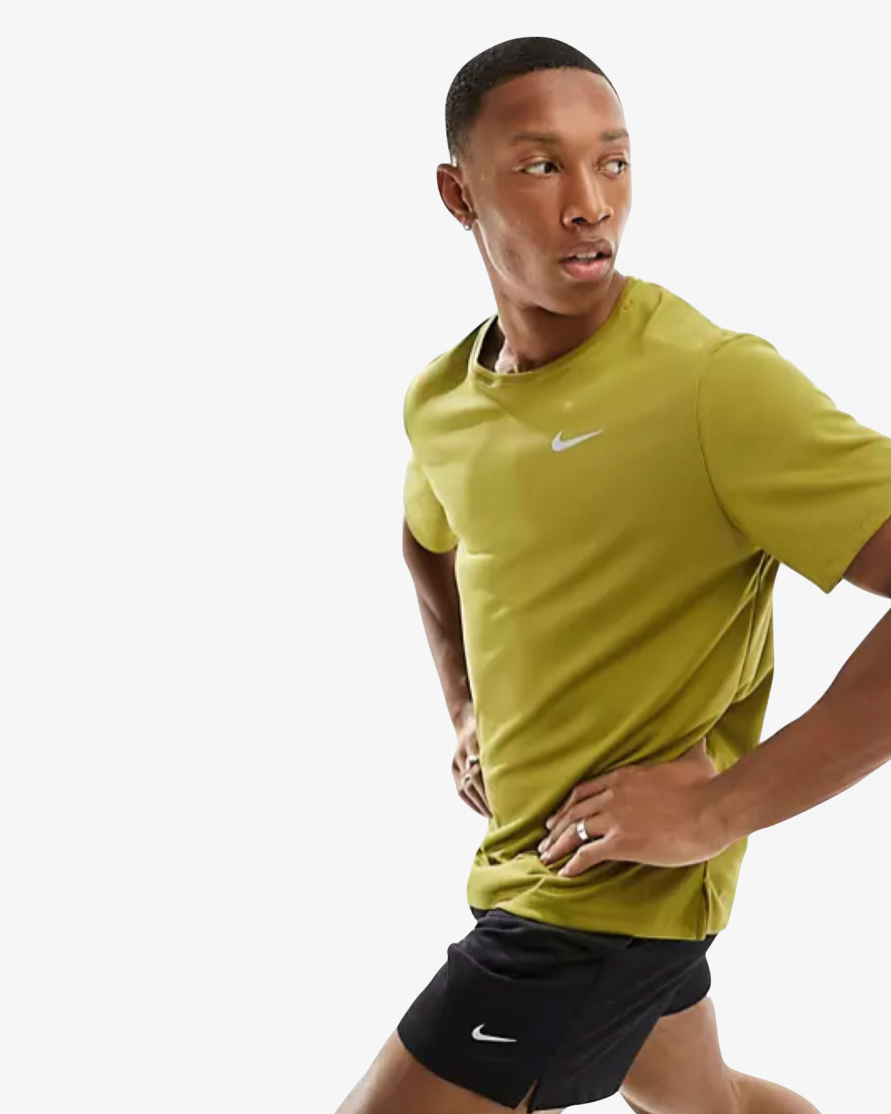 nike miler khaki