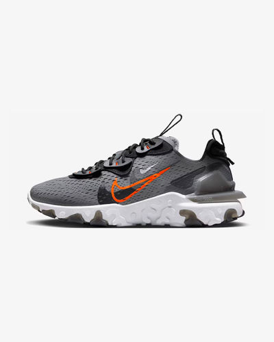 Nike React Vision Smoke Grey/Black/Bright Mandarin