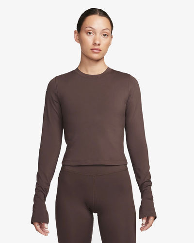 Nike Dri-FIT Long-Sleeve Top Baroque Brown