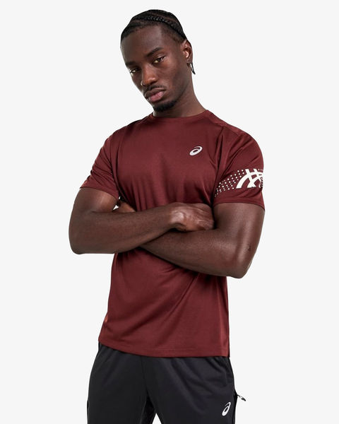 ASICS Icon T-Shirt Burgundy