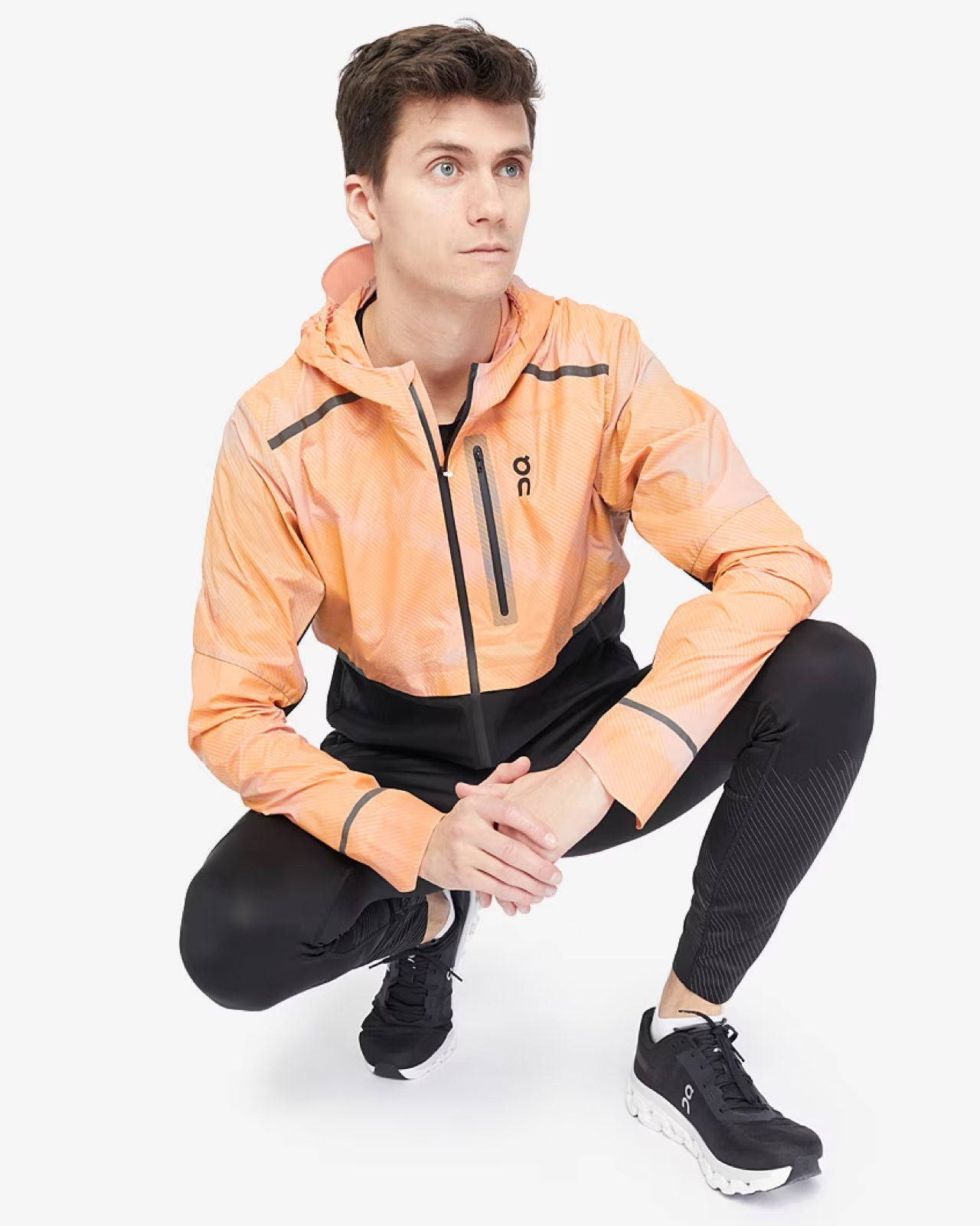 ウェア on running Jacket Pants On Running Weather Running Jacket Green