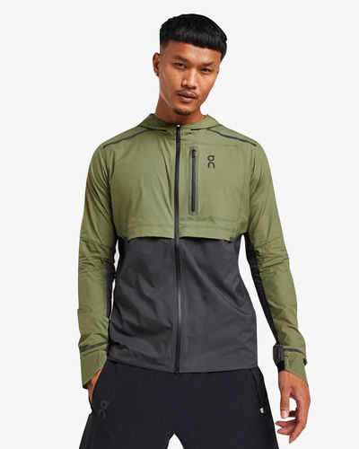 On Running Weather Running Jacket Green