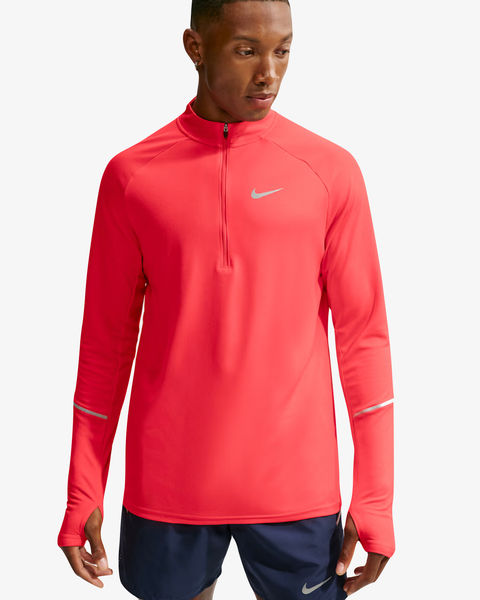 Nike Miler 1/2-zip Running Top Light Crimson/Bright Crimson