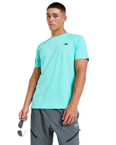 New Balance Essential Run T-Shirt Cyber Jade