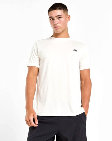 New Balance Essential Run T-Shirt White