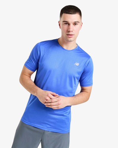 New Balance Accelerate Short Sleeve T-Shirt Blue