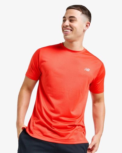New Balance Essential Run T-Shirt Red