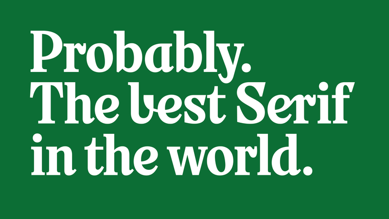 Carlsberg: Probably Serif