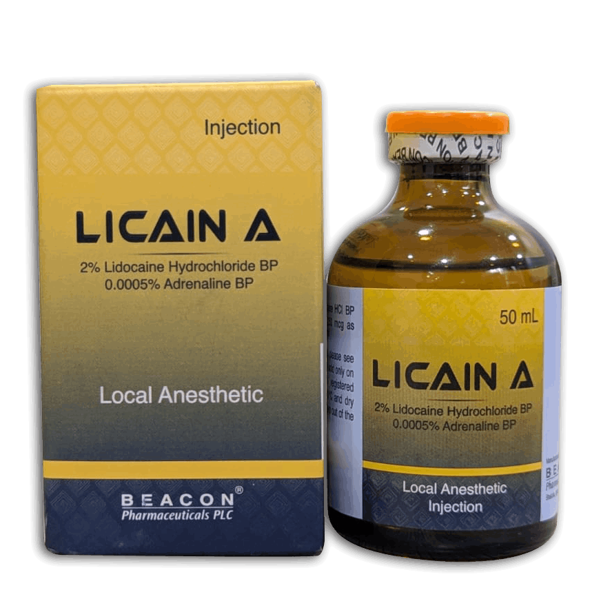 Licain A 2%+0.0005% Packaging
