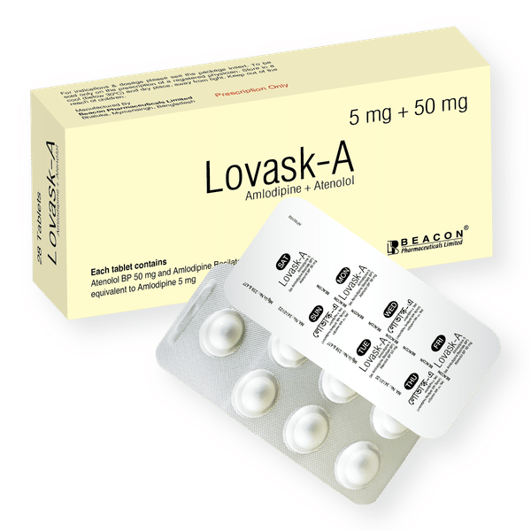 Lovask 5 mg Packaging