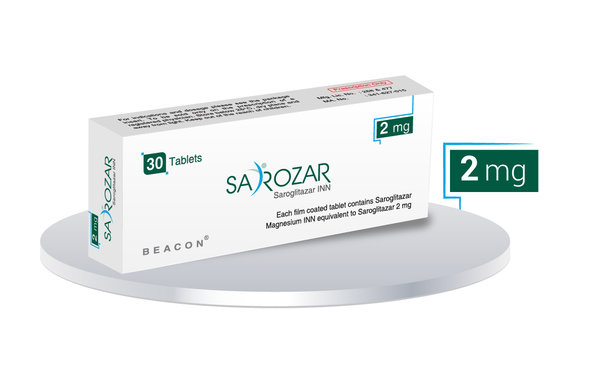 Sarozar 2 mg Packaging