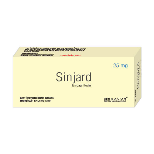 Sinjard-L 25 mg+5 mg Packaging