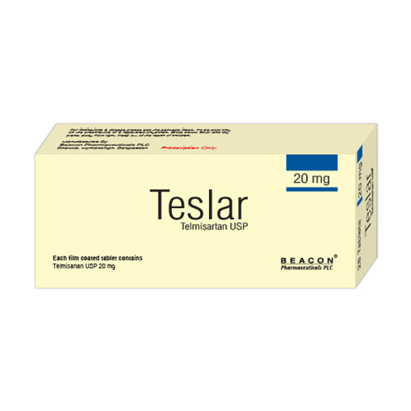 Teslar-M 5 mg+40 mg Packaging