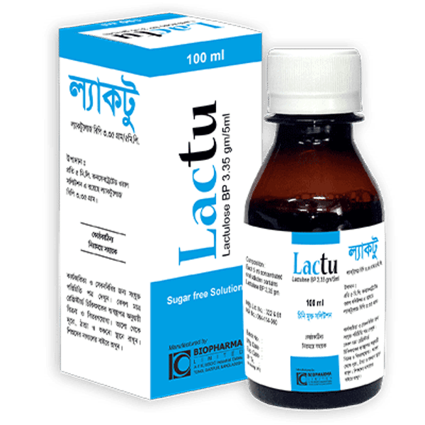 Lactu 3.35 gm/5 ml Packaging