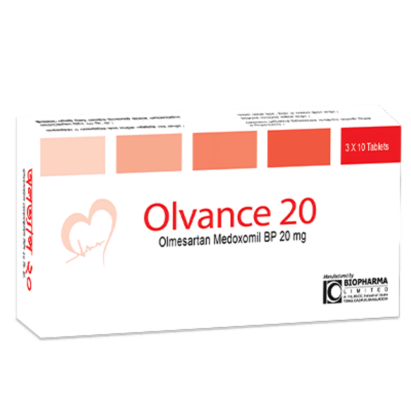Olvance 20 mg Packaging