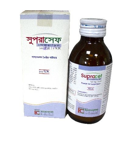 Supracef 125 mg/1.25 ml Packaging