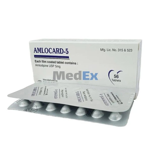 Amlocard 5 mg Packaging