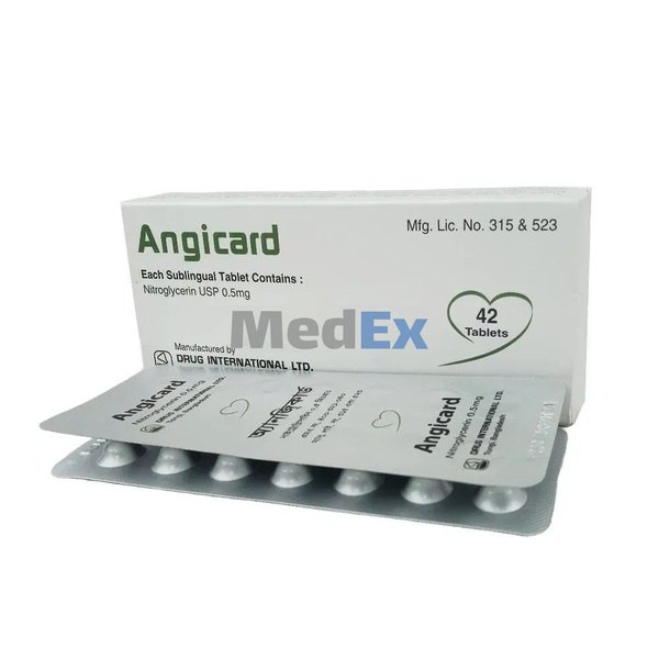 Angicard 0.5 mg Packaging