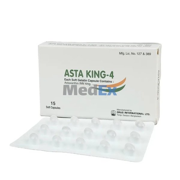 Asta King 4 mg Packaging
