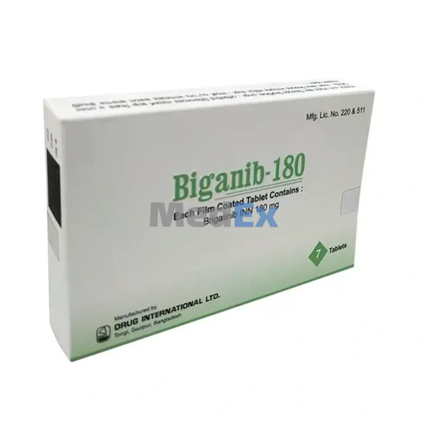 Biganib 180 mg Packaging