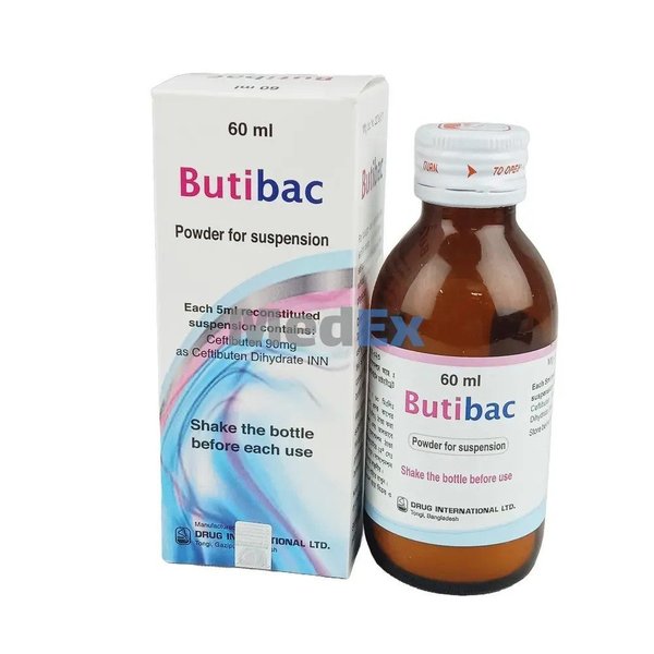 Butibac 90 mg/5 ml Packaging