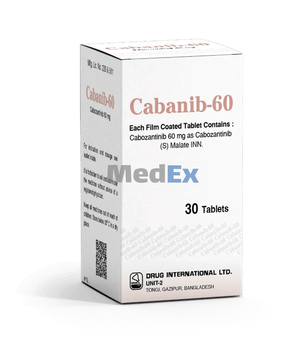 Cabanib 60 mg Packaging