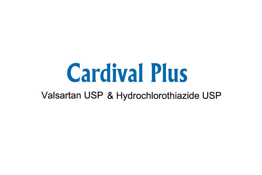 Cardival Plus 160 mg+12.5 mg Packaging