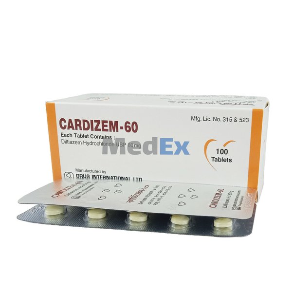 Cardizem 60 mg Packaging