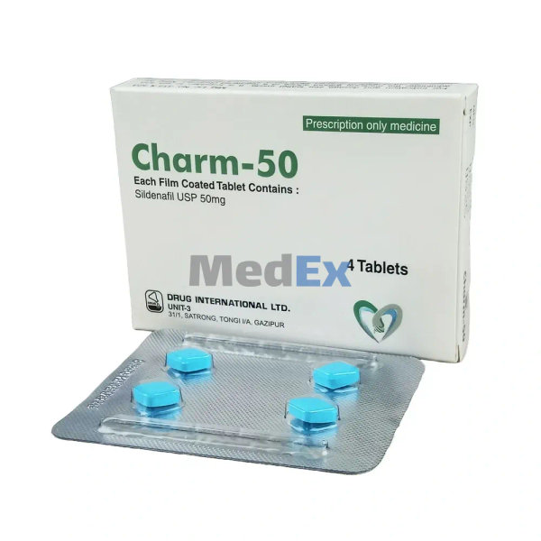 Charm 50 mg Packaging