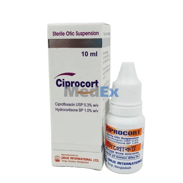 Ciprocort 0.3%+1% Packaging