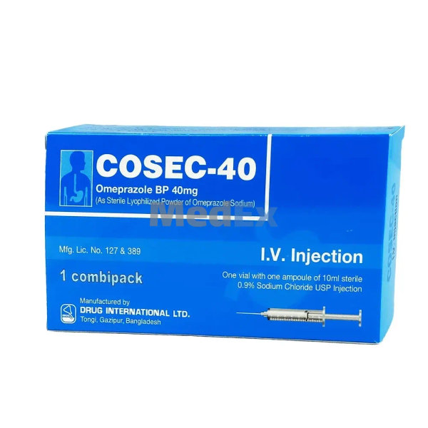 Cosec 40 mg/vial Packaging