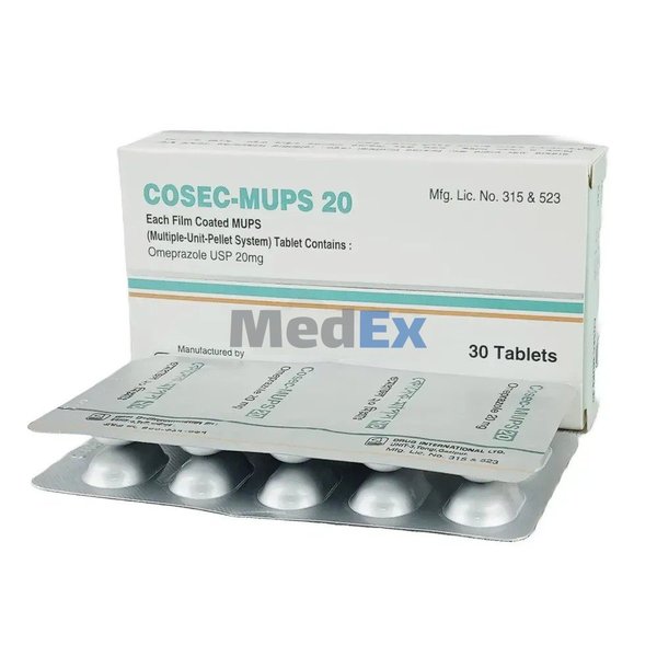 Cosec-MUPS 20 mg Packaging