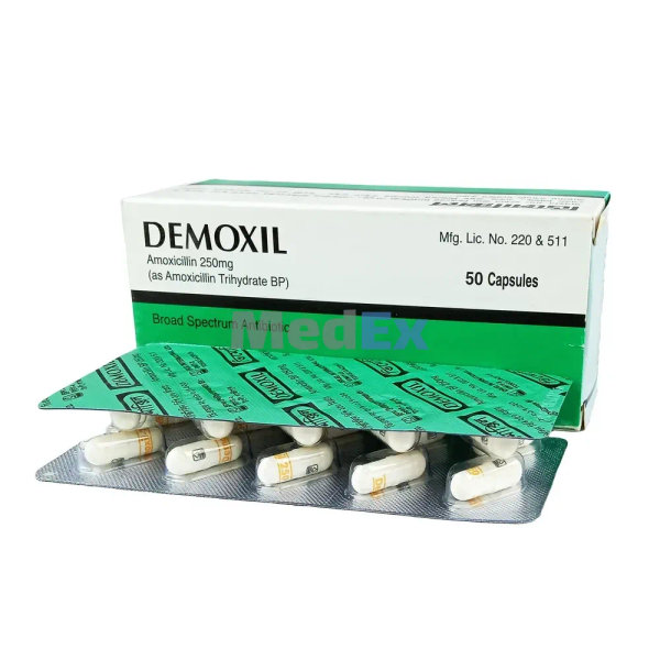 Demoxil 250 mg Packaging