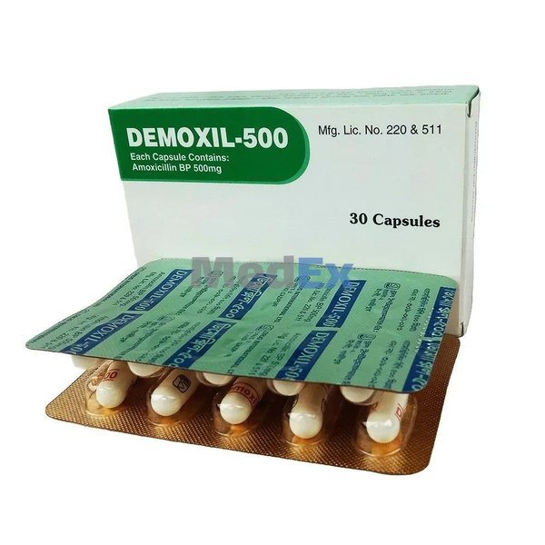 Demoxil 500 mg Packaging