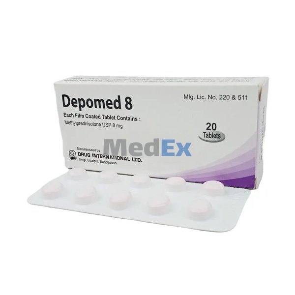 Depomed 8 mg Packaging