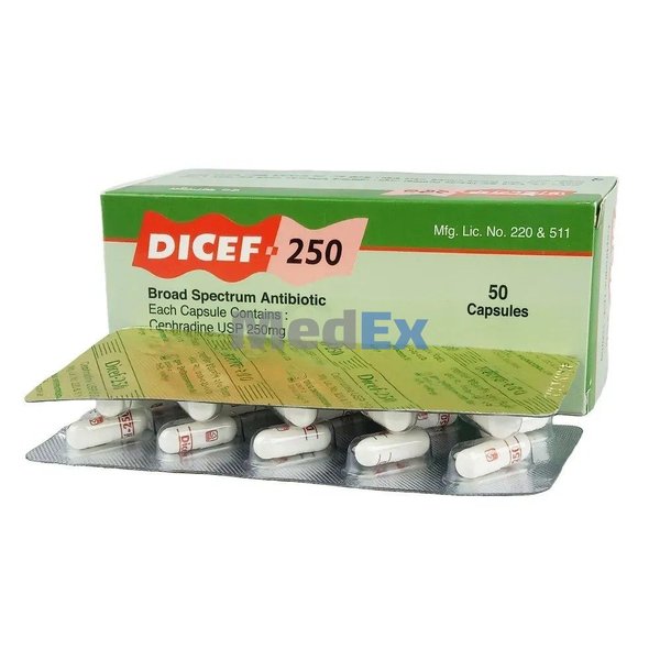 Dicef 250 mg Packaging