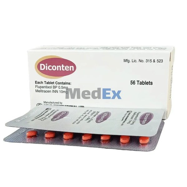 Diconten 0.5 mg+10 mg Packaging