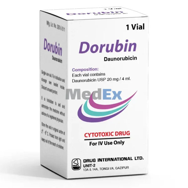 Dorubin 20 mg/4 ml Packaging