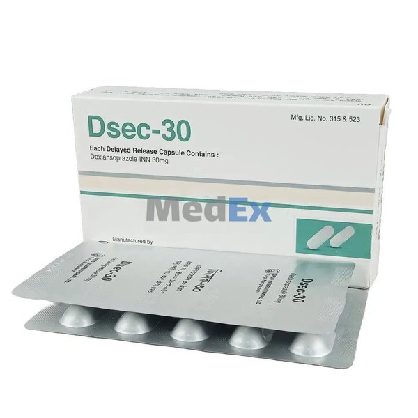 Dsec 30 mg Packaging