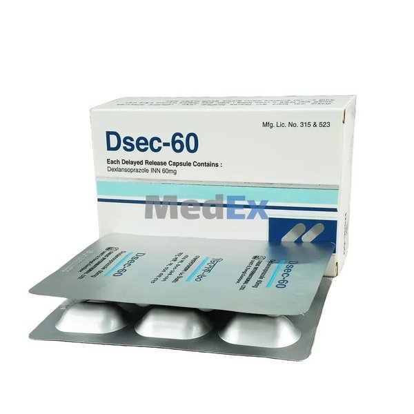 Dsec 60 mg Packaging