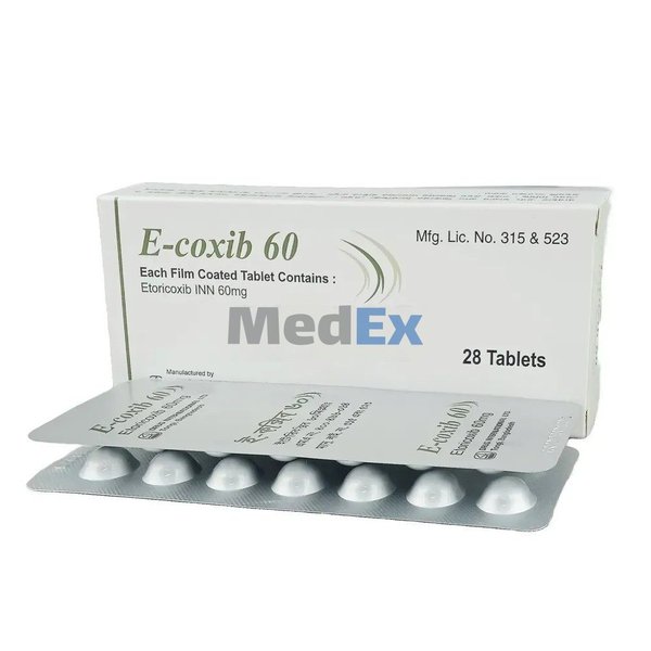 E-coxib 60 mg Packaging