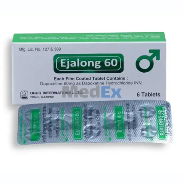 Ejalong 60 mg Packaging