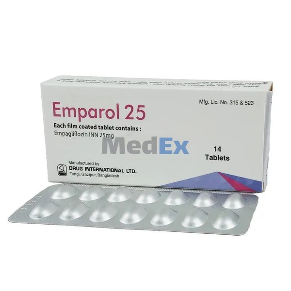Emparol 25 mg Packaging